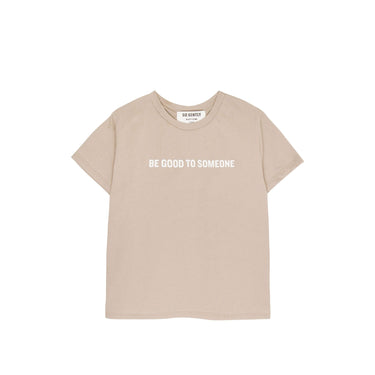 Go Gently Nation Be Good to Someone Tee, Sand Solid